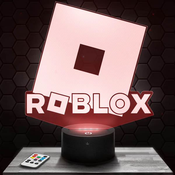 Logo Roblox 3D LED LAMP with base of your choice ! - PictyourLamp